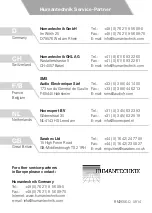 Предварительный просмотр 8 страницы HumanTechnik signolux HWS10384 Quick Reference Manual