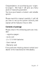 Preview for 17 page of HumanTechnik Signolux Pager User Manual