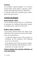 Preview for 18 page of HumanTechnik Signolux Pager User Manual