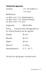 Preview for 57 page of HumanTechnik Signolux Pager User Manual