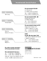 Preview for 16 page of HumanTechnik VC-1 Operating Instructions Manual