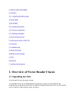 Preview for 6 page of Humanware Victor Reader Classic 3.1 Manual