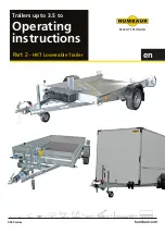 Humbaur 4000 Series Operating Instructions Manual preview