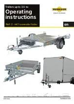 Preview for 1 page of Humbaur 4000 Series Operating Instructions Manual