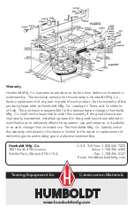 Preview for 4 page of Humboldt H-4374 Product Manual