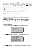 Предварительный просмотр 23 страницы Humboldt HM-2750 Series Product Manual