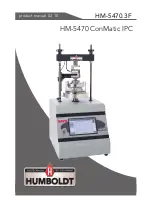 Humboldt HM-5470.3F ConMatic IPC Product Manual предпросмотр