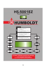 Preview for 17 page of Humboldt HS-5001EZ Product Manual