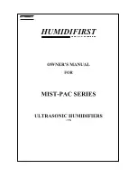 Предварительный просмотр 5 страницы HUMIDIFIRST MIST-PAC MP-15 Owner'S Manual