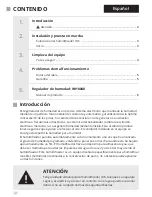 Preview for 2 page of Humidores Wacota HR6 User Manual