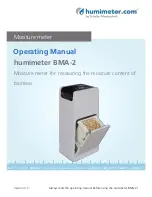 humimeter.com BMA-2 Operating Manual preview