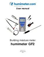 Предварительный просмотр 1 страницы humimeter.com GF2 User Manual