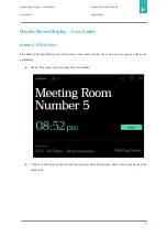 Предварительный просмотр 18 страницы Humly Room Display User Manual
