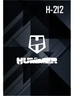 Hummer H-212 Manual preview