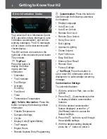 Preview for 4 page of Hummer H2 2009 Getting To Know Manual