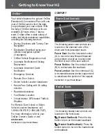 Preview for 6 page of Hummer H2 2009 Getting To Know Manual