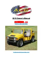 Hummer H3 2015 Owner'S Manual preview