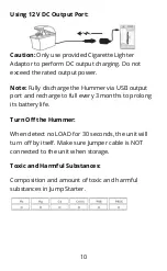 Preview for 10 page of Hummer HX Pro User Manual