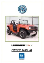 Hummer HX-T Owner'S Manual preview