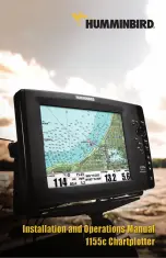 Humminbird 1155C Installation And Operation Manual preview