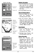 Предварительный просмотр 33 страницы Humminbird 365i Combo Operation Manual