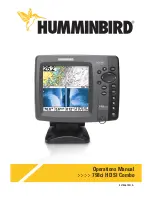 Предварительный просмотр 1 страницы Humminbird 700 series Operating Manual