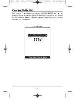 Предварительный просмотр 32 страницы Humminbird 747c Operation Manual