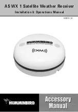 Humminbird AS WX 1 Installation & Operation Manual preview