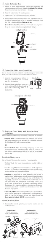 Предварительный просмотр 2 страницы Humminbird Fishin' Buddy MAX Installation Manual