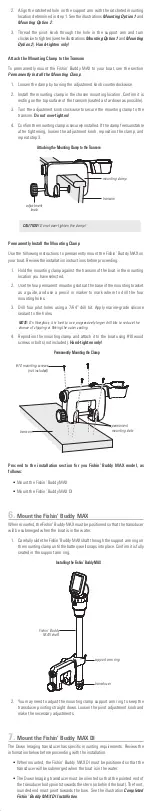 Предварительный просмотр 3 страницы Humminbird Fishin' Buddy MAX Installation Manual