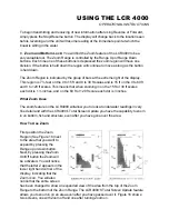 Preview for 23 page of Humminbird LCR 4000 Operation Manual