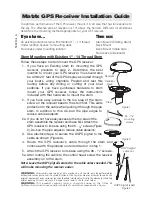 Preview for 1 page of Humminbird Matrix GPS Receiver Installation Manual