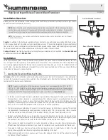 Preview for 1 page of Humminbird MHX XNT Installation Instructions Manual