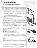 Preview for 5 page of Humminbird MHX XNT Installation Instructions Manual