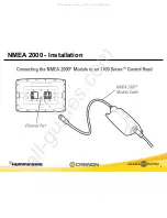 Предварительный просмотр 6 страницы Humminbird NMEA 2000 module Installation And Operation Manual