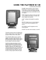 Preview for 20 page of Humminbird Platinum ID 120 Operation Manual