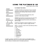 Preview for 22 page of Humminbird Platinum ID 120 Operation Manual