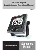 Preview for 1 page of Humminbird SC 110 Autopilot Installation And Operation Manual