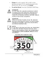 Preview for 47 page of Humminbird SC 110 Autopilot Installation And Operation Manual