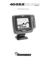 Предварительный просмотр 1 страницы Humminbird SINGLEBEAM 405SX Operation Manual