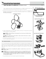 Preview for 2 page of Humminbird Trolling Motor Transducer Installation Manual