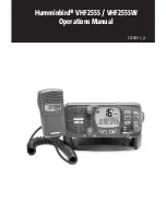 Humminbird VHF255S Operation Manual preview