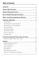 Preview for 4 page of Humminbird waypoint Operation Manual