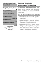 Preview for 9 page of Humminbird waypoint Operation Manual