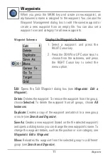 Preview for 17 page of Humminbird waypoint Operation Manual