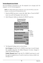 Preview for 21 page of Humminbird waypoint Operation Manual