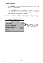 Preview for 22 page of Humminbird waypoint Operation Manual