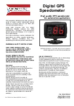 Preview for 1 page of Hummingbird HMSS1000BB Warnings And Safety Instructions