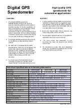 Preview for 2 page of Hummingbird HMSS1000BB Warnings And Safety Instructions