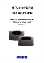 Hundure HTA-810PE Hardware Manual preview